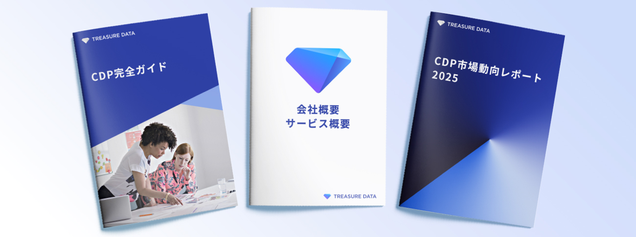 トレジャーデータがよくわかる!資料3点セット